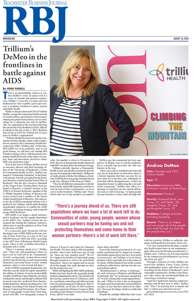 Rochester Business Journal Article