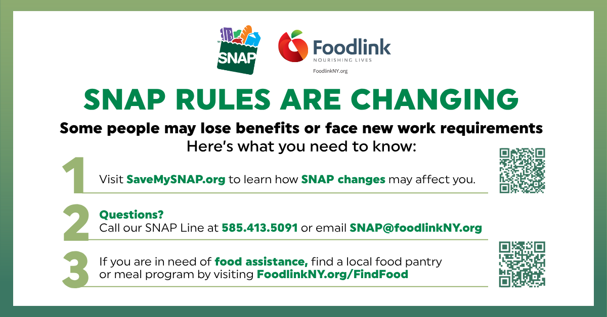 SNAP Benefit Rule Changes: What Our Community Should Know