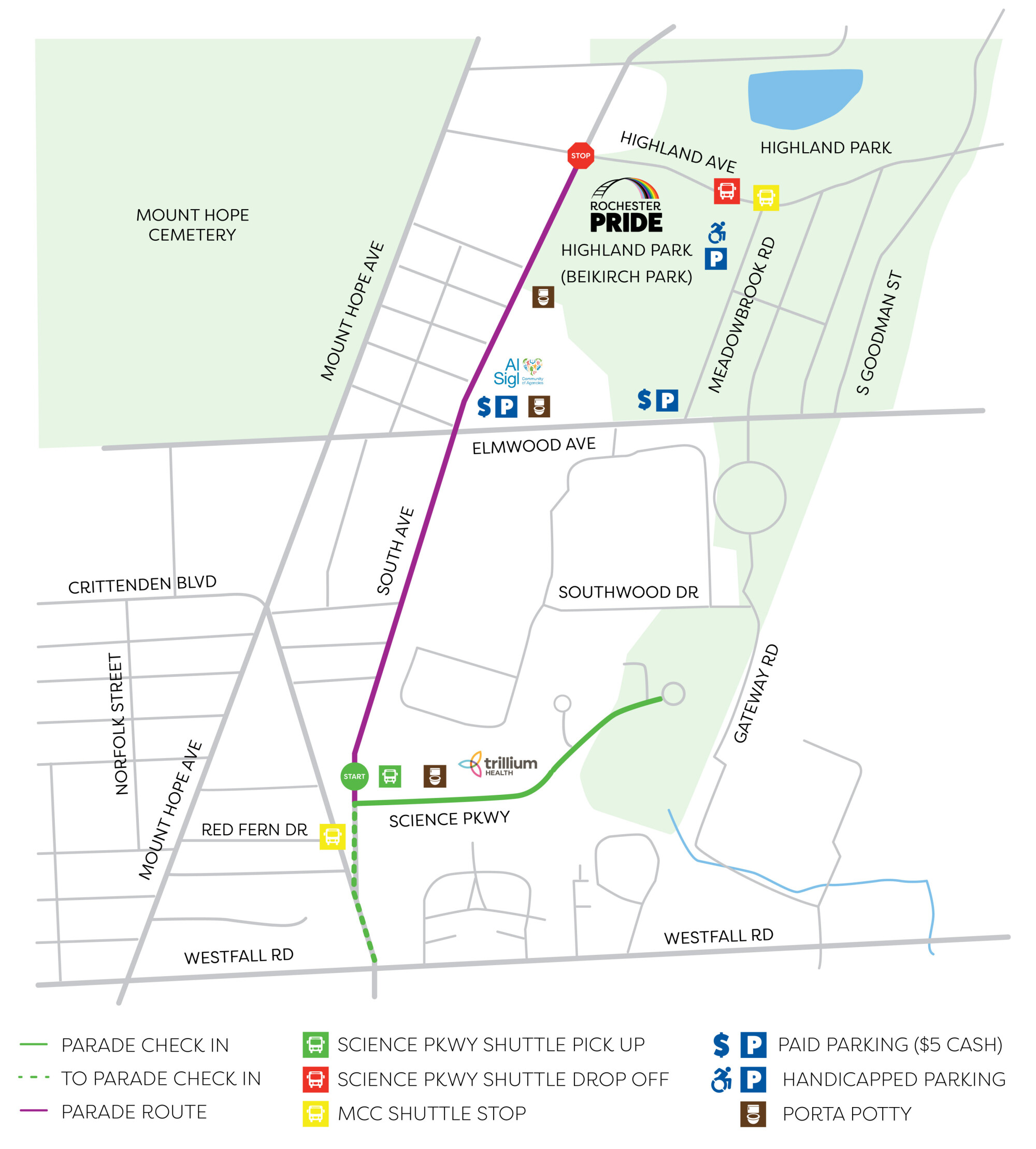 2025 Pride Parade Route Map